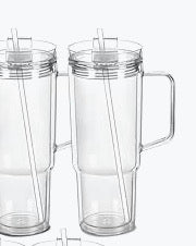 40 oz Snow globe tumbler